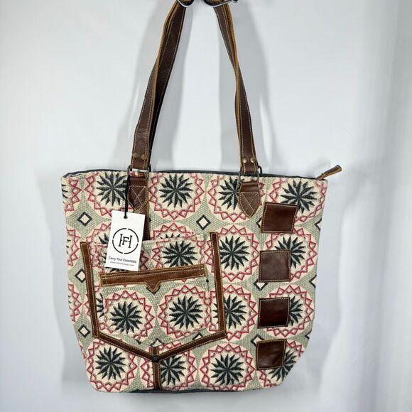 Hopofly Bags Frerik tote handmade NWT - Picture 1 of 12